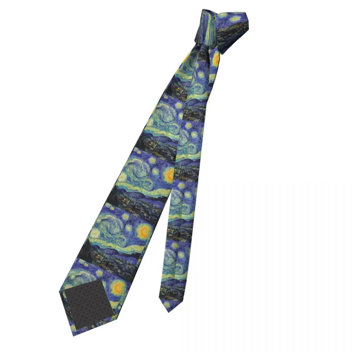 Van Gogh Necktie Men Women Polyester 8 cm Neck Tie for  Silk Narrow Suits Accessories Gravatas Wedding  Gift