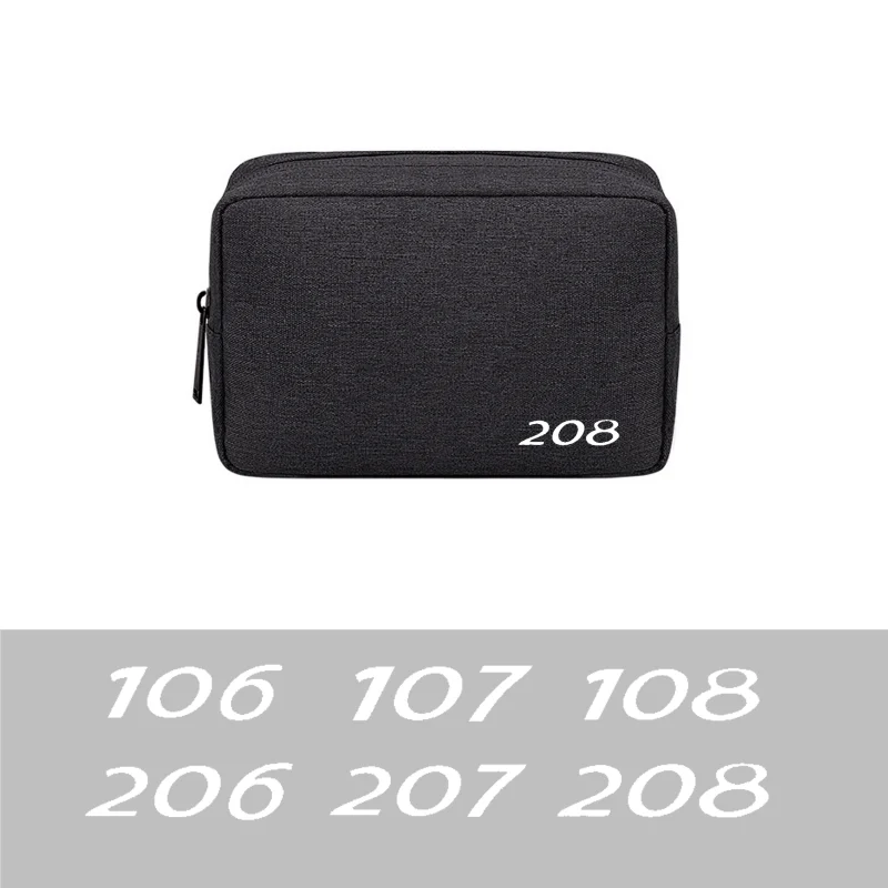 Storage Bag Travel Mobile Hard Drive U Disk Earphone Charger Protable Storage Box For Peugeot 208 207 206 106 107 108