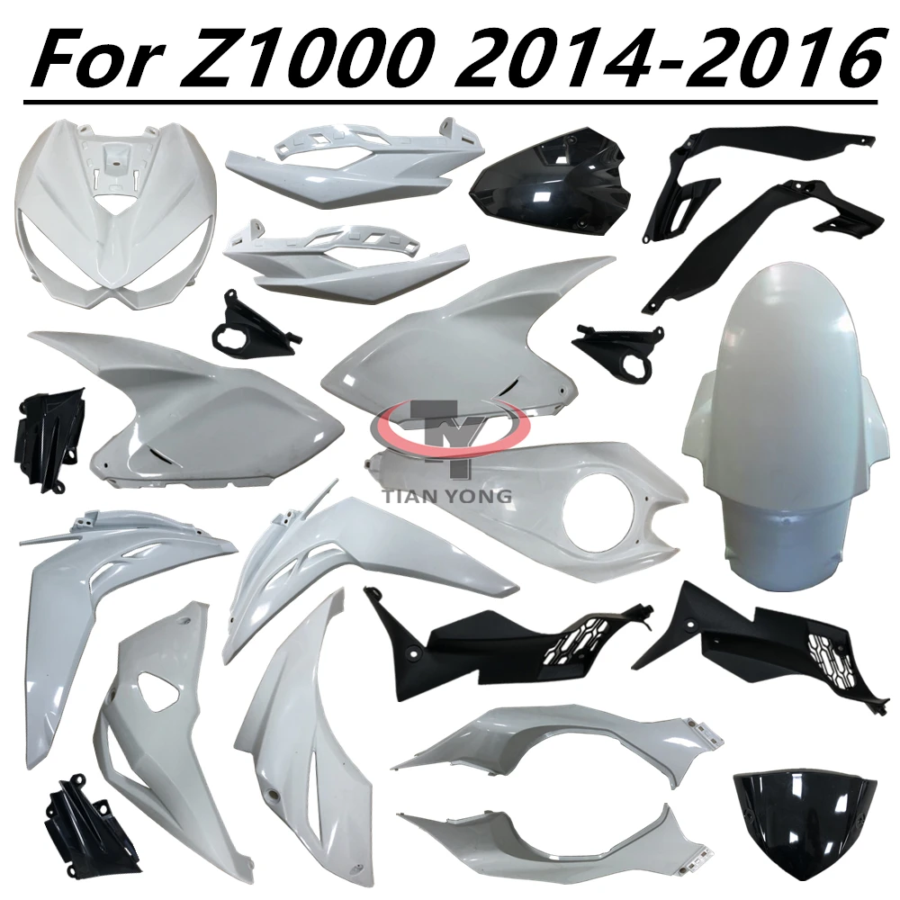 Bodywork Injection Accessories Plastic parts Motorcycle For Kawasaki Z1000 2014 2015 2016  Z 1000 14 15 16 Unpainted Fairing
