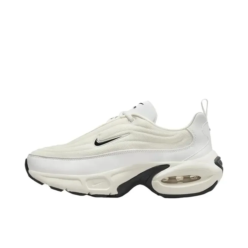 Nike Air Max Portal Classic Beige Black and Versatile Low Top Fashionable Anti-slip Outdoor Casual Running Shoes Women