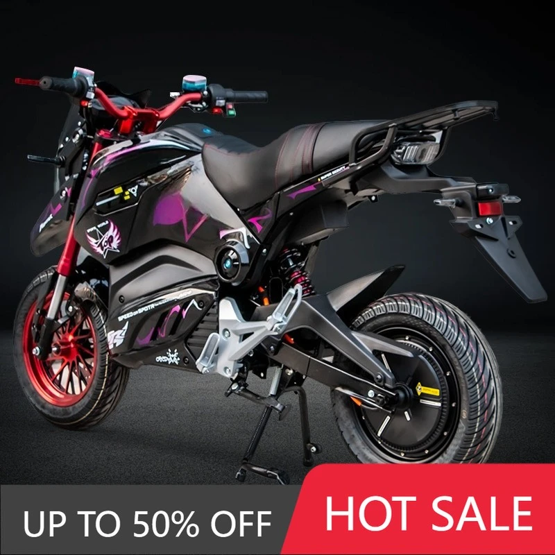 RRE High-power 72v adult electric motorcycle, long battery life, factory cross-border foreign trade export, unisex