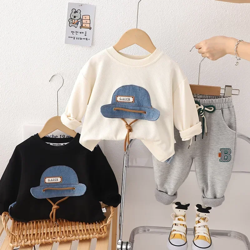 

Baby Boys Clothes Sets Toddler Kids Cartoon Sweatshirt+Pant 2pcs Suits Spring Autumn Children's Tracksuit Clothing Kids Clothes