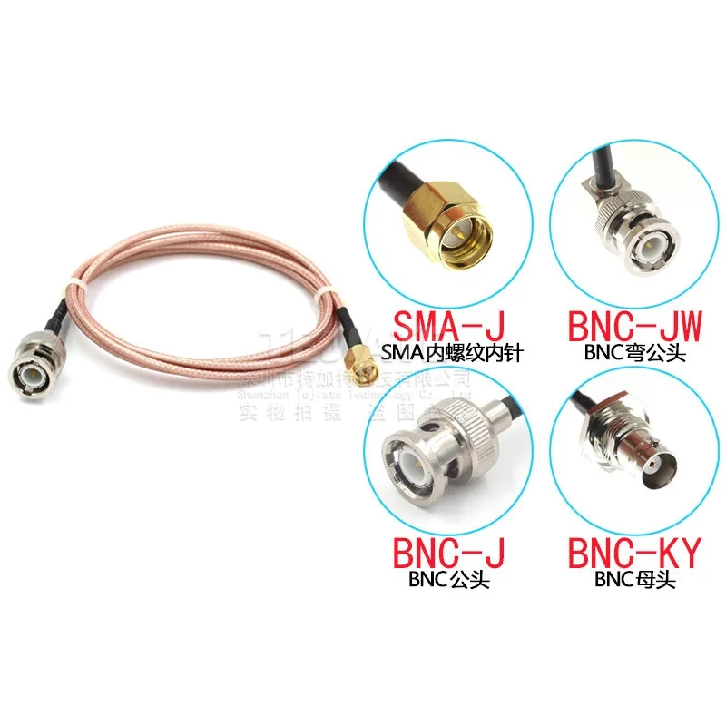 RG316 RF connection jumper SMA/BNC-JJ SMA to BNC/Q9 revolving female oscilloscope connection wire