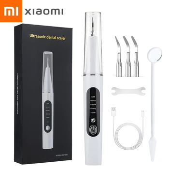 Xiaomi Youpin Ultrasonic Dental Scaler 2.8m/min High Frequency Vibration Teeth Cleaner Plaque Stone Tartar Stains Remover