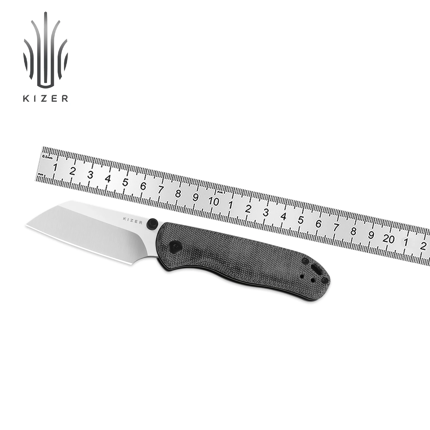 

Kizer Pocket Knife Drop Bear 2 V3619.2K Micarta/Aluminum Handle With Nitro V Blade Outdoor Camping Folding EDC Tools Knives 2025