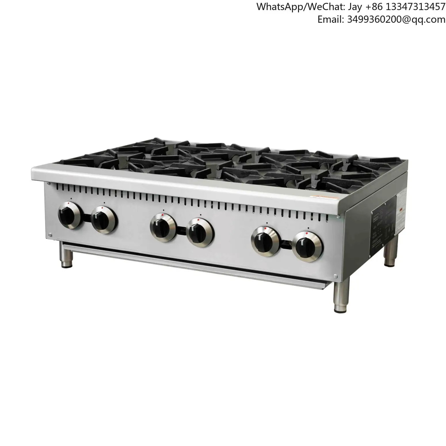 

Gas Cooking Range 6 Burner Hot Plates Gas Stove Cooker Burner Hotplates Kitchen Equipment