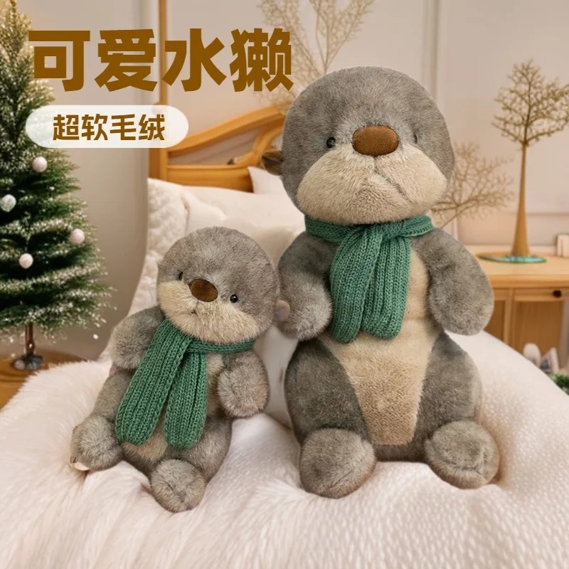 

New Cute Otter Doll Plush Toy Birthday Gift Doll Pillow Super Soft Girl Doll Wholesale