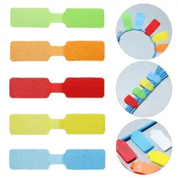 5Pcs Nylon Cable Cord Labels Strap Hook and Loop Colorful Writable Wire Labels For Electrical Cables Organize Cord