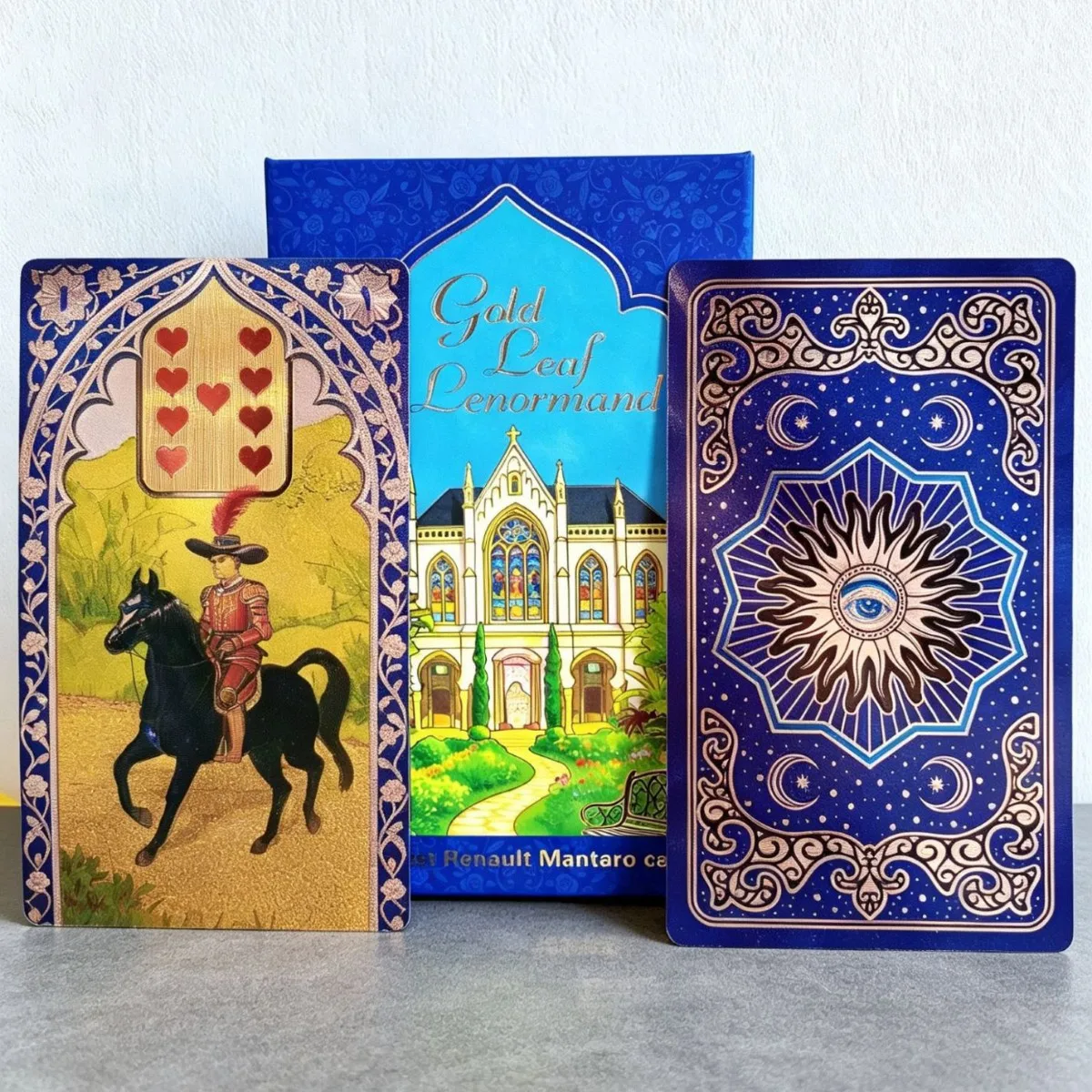 Cartes Oracle Rana George Lenormand, 40 cartes en PET imperméables, 12x7cm, pour la divination et la lecture des signes