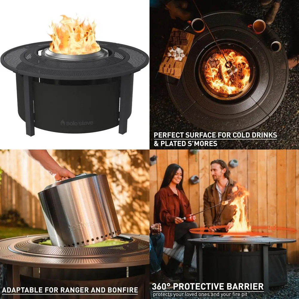 

Портативный барьер для костра 42 дюйма — защитная столешница безопасности для дровяных ям с дополнительным пространством для использования на открытом воздухе