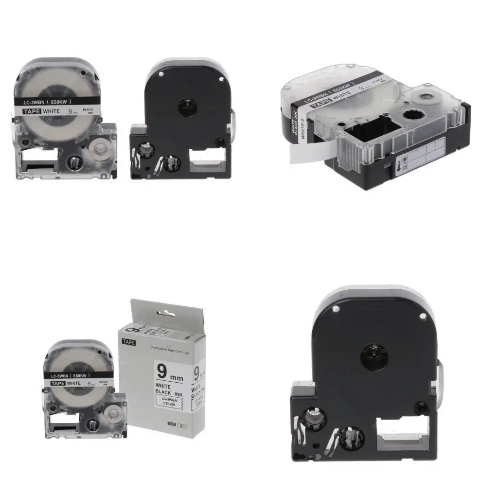 

R53C Compatible Label Tape Replacement for Epson Label Maker Tape LW-300 LW-400 LW-600P LW-700 for Epson Ptouch Label Maker