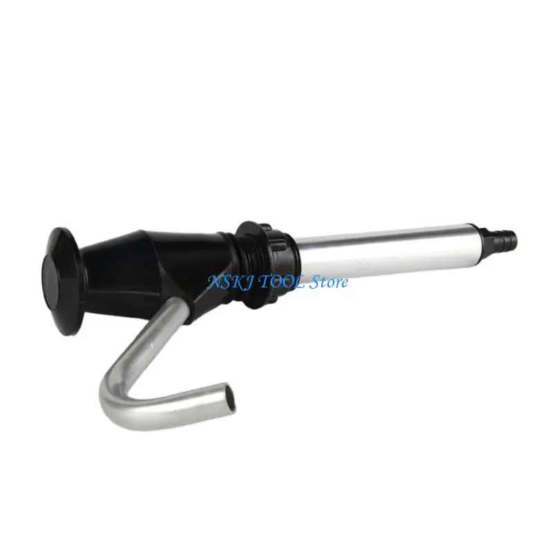 L8RC Sturdy Metal Hand Operated Water Pump for Caravans Sinks Portable Accessory for Camping Trailers and Motorhomes