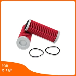 For KTM HUSQVARNA Motocross Motorcycle Oil Filter and Sealing Ring Set 77338005100 SXF EXCF XCF XCFW FC FE FS FX 250 350 450 501