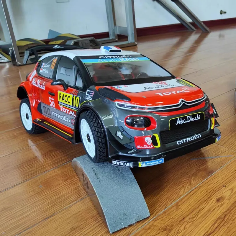 Km Thor\'s New Rally Car Simulation Citroen C3 1:7 Remote Control Electric Model Light Set Off Road Vehicle Adult Rc Toy