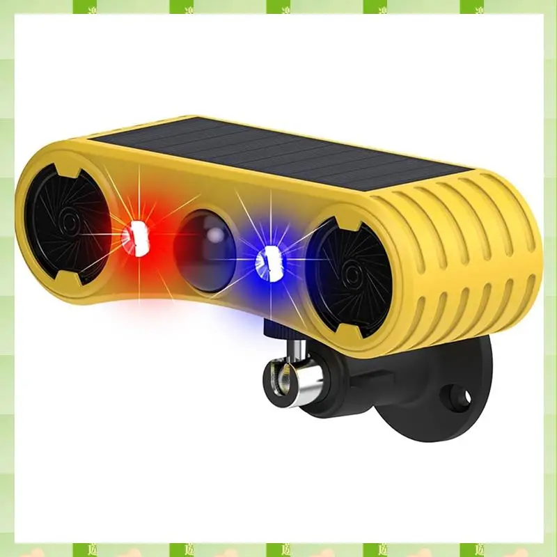 2025 إنذار مستشعر الحركة الشمسية ، ضوء تحذير خارجي ، 13 صوتًا نظام تنبيه أمني مبيد الحيوانات لحظيرة ساحة المزرعة ، الطاقة الشمسية M