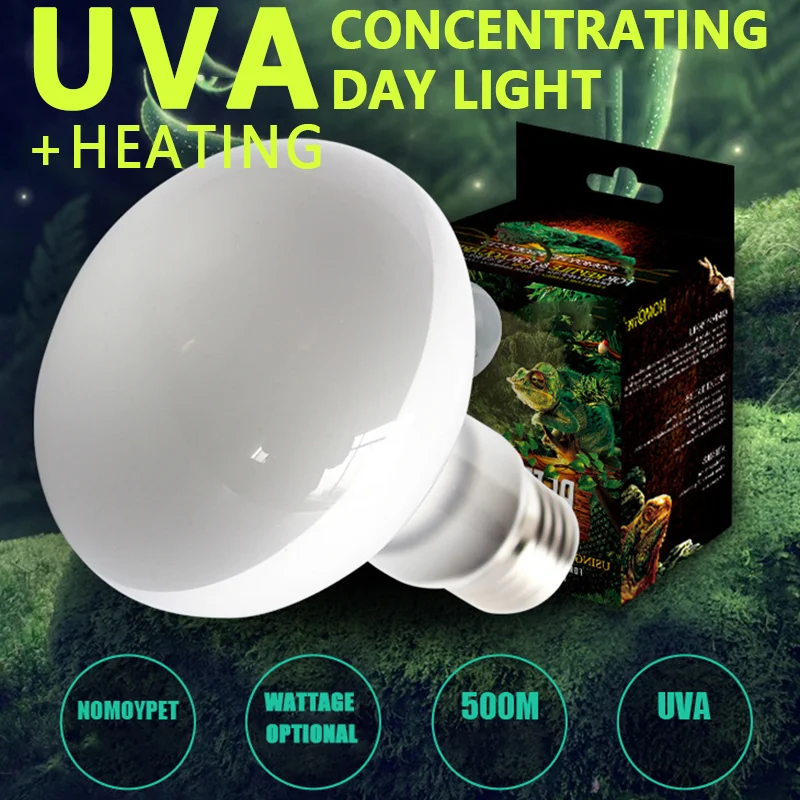 

UVA+UVB Reptile Heat Bulb 100W Solar Heating Lamp Amphibians Brooder Heat Daylight Lamps Turtle Breeding Light Lizard Supplies