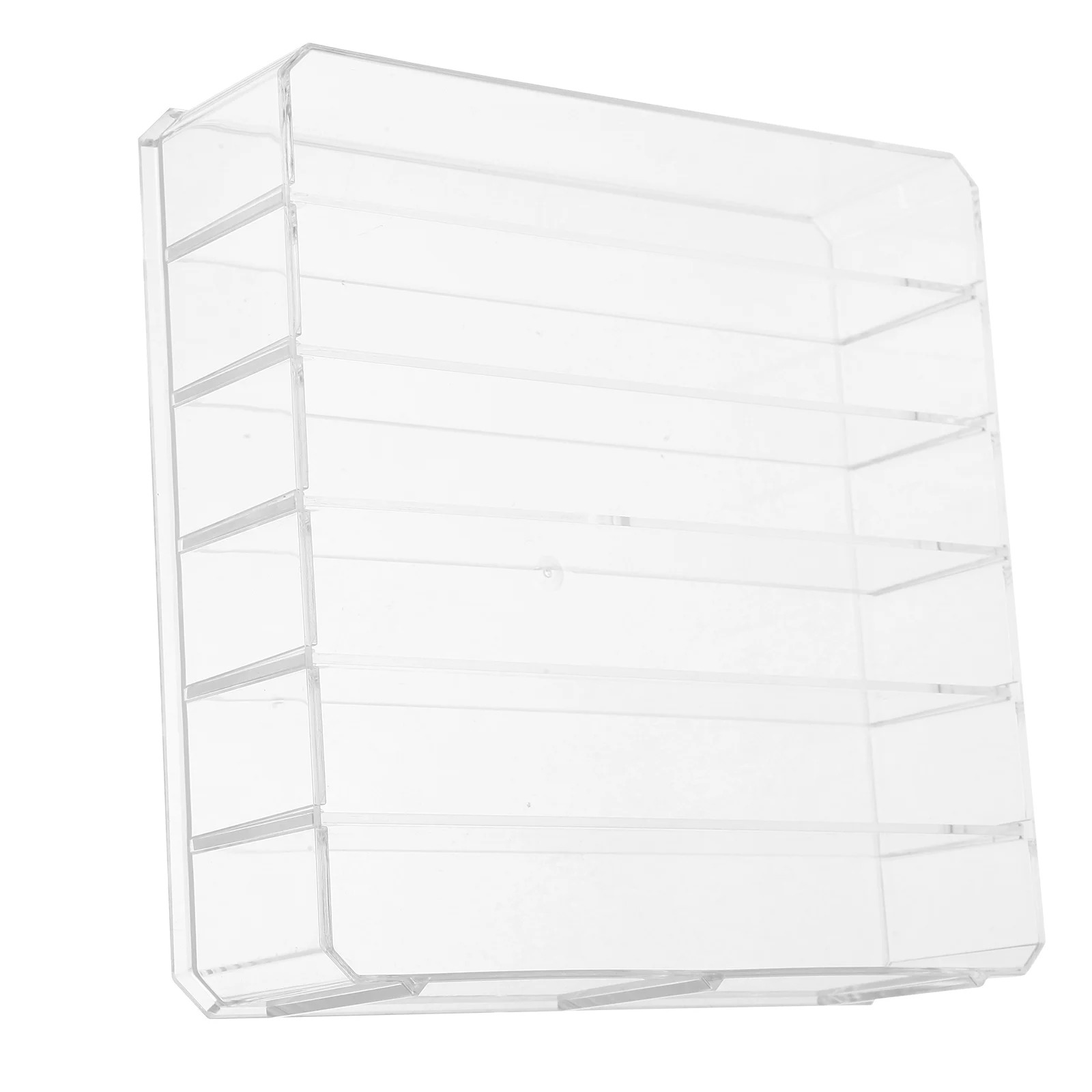 Large 6 Compartment Acrylic Cash Storage Transparent Money Tray for Bills Retail Store ganization Multi Grids Cashier Box