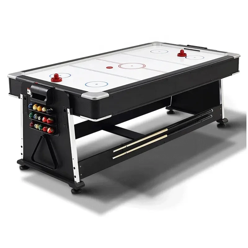 Wholesales  Multi Games Pool Table Swivel Billiard Table With Air Hockey Dining Top Table Tennis Top view 6