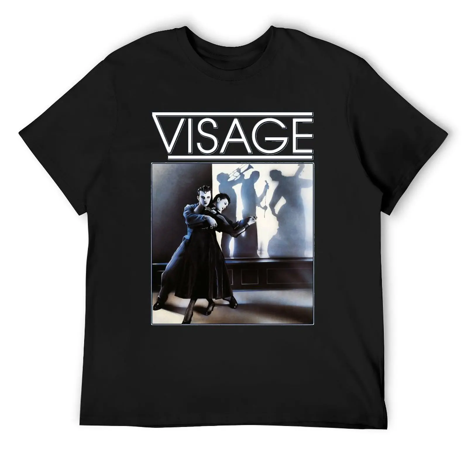 the-visage 1980 T-Shirt cotton graphic tees custom shirt outfits for men