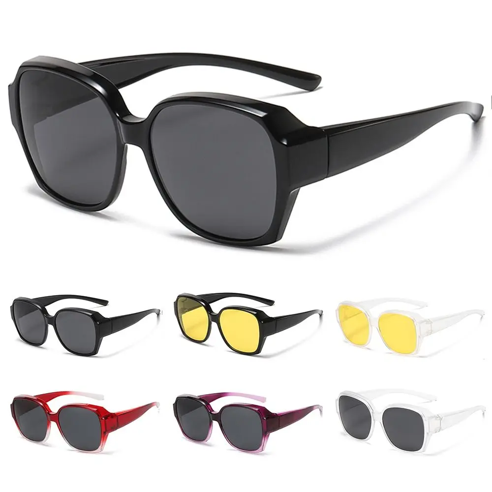 

Men Sun Glasses That Can Be Worn over Prescription Glasses Square Shades Wrap Around Fit Over Glasses Sunglasses Polarized