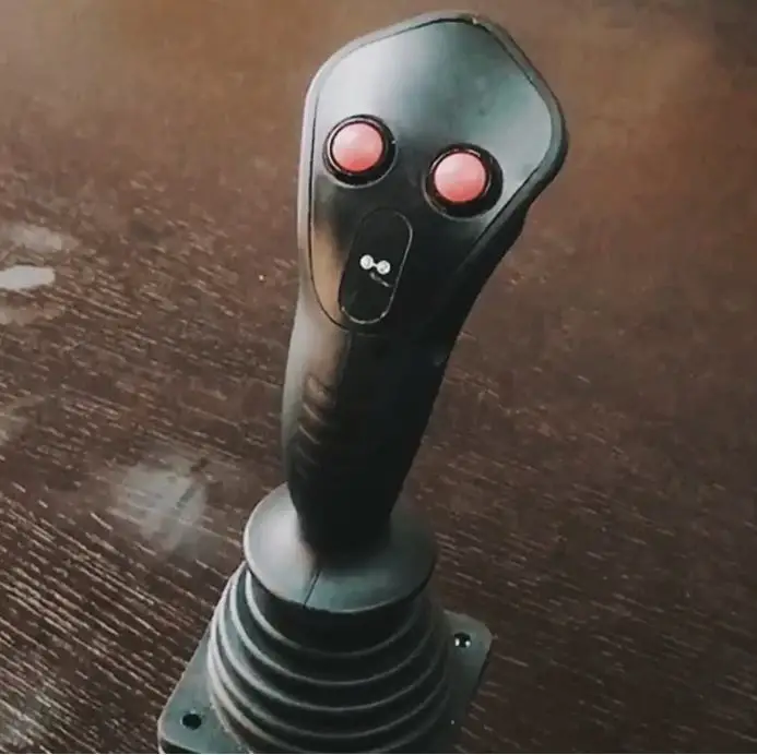 Joystick de mano operado con conjunto de varilla operativa con mango de cuatro botones, venta directa de fábrica