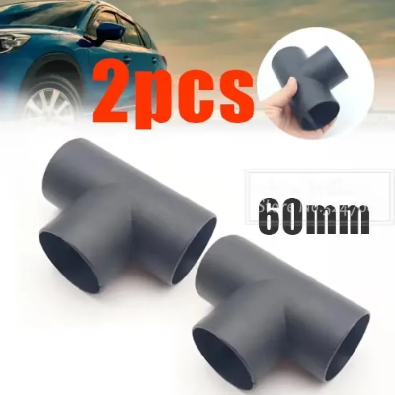 

2 шт. универсальный автомобильный воздухонагреватель, дизельный обогреватель, теплый воздуховод, Т-образный выходной разъем, внешний диаметр 2,36 дюйма, 60 мм для парковки Webasto Eberspacher