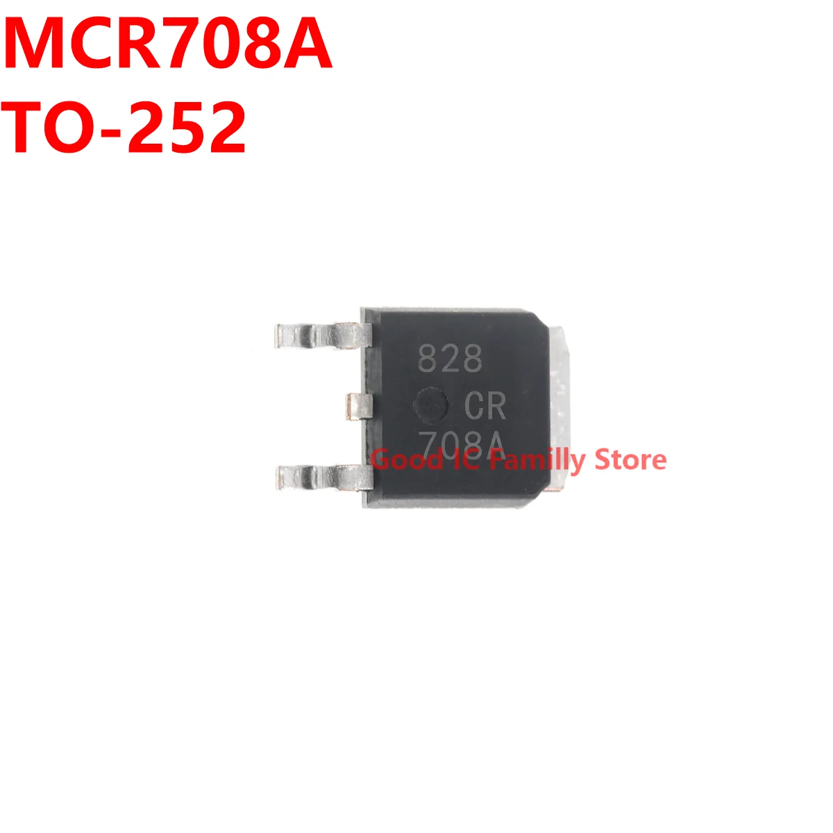 10PCS MCR708A TO-252 CR708A