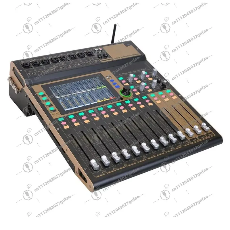 Professional DJ Mixer Console WIFI 12 Channel 16 DSP with Touch Screen Audio Interface Studio Digital Mixer Effects