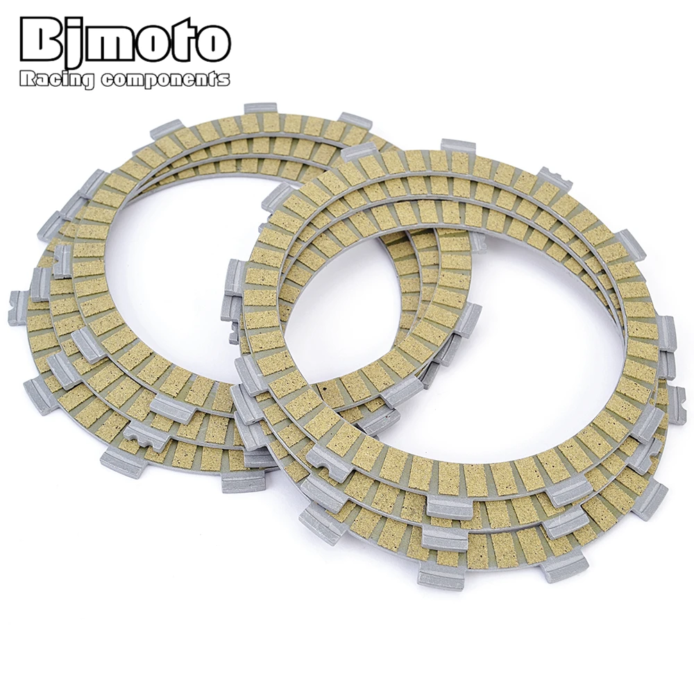 22U-16321-00 Clutch Friction Disc Plates For Yamaha XVS400 XVS400C Drag Star Classic XV400 XV500 XV535 Virago 400 500 535