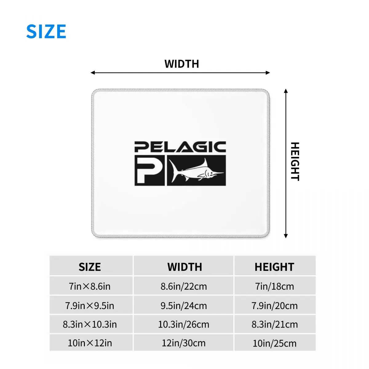 Pelagic Fisher Fishing Mouse Pad Computer Keyboard Mouse Mat Gamer PC Desk Mat Office Table Mats