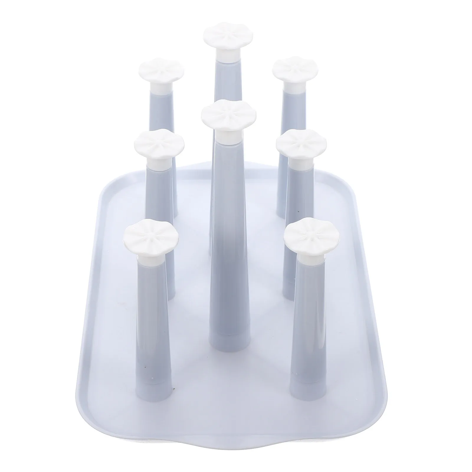 

Cup Drying Rack Plastic Glass Holder for Kitchen Bathroom Bar Easy Drain Design Organized Storage Solution Tumbler Drying Rack