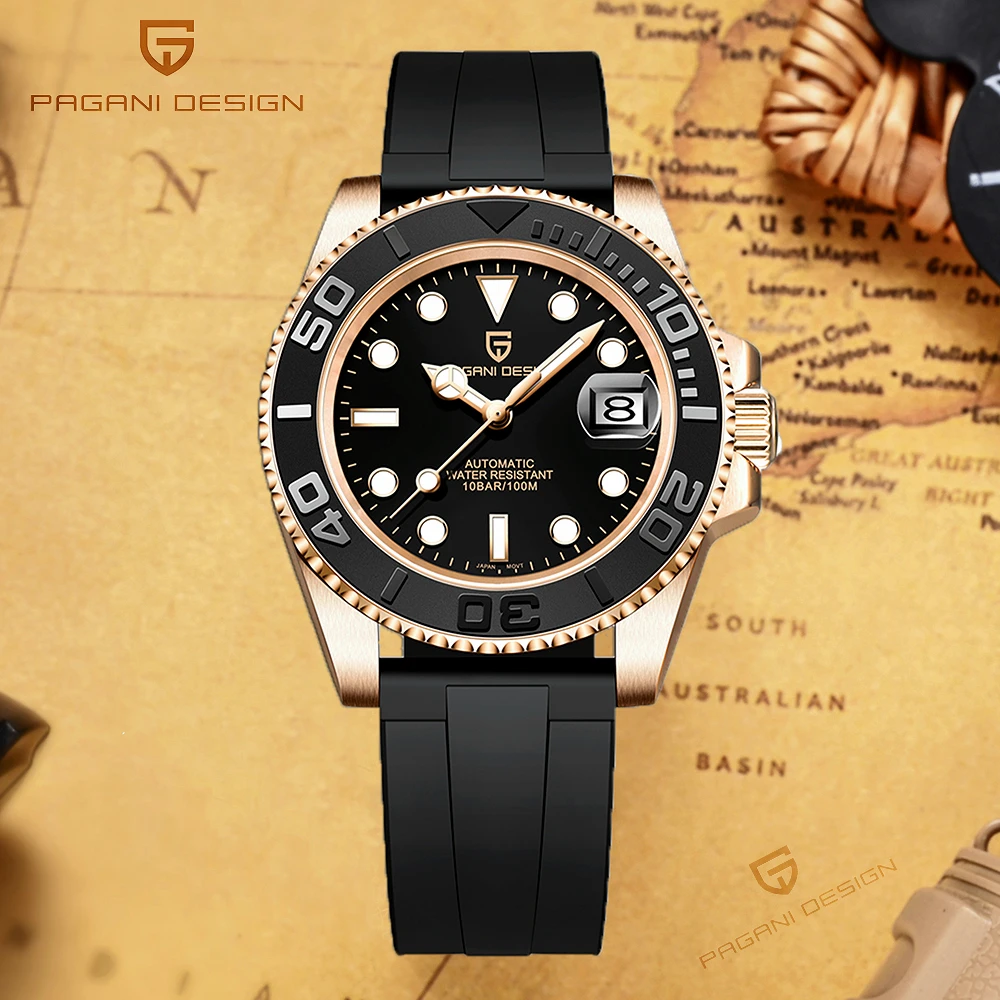 

PAGANI DESIGN Men's Gift Box Mechanical Watch Luxury Sapphire Men's Automatic Watch Stainless Steel Waterproof Mechanical Watch