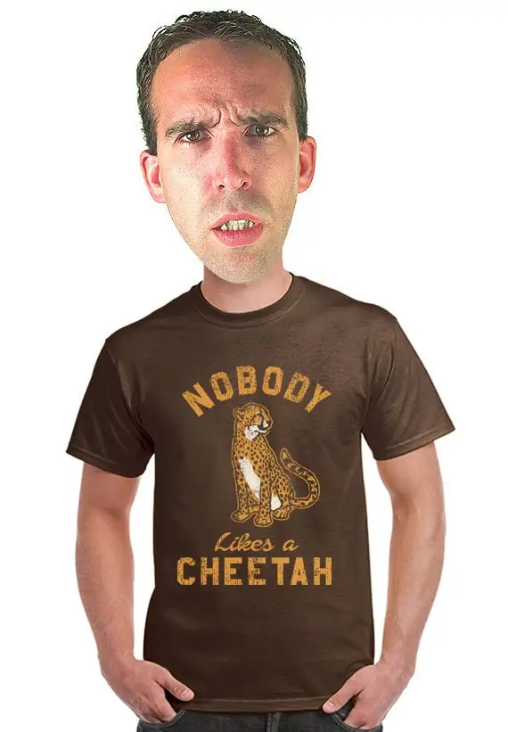 Nobody Likes A Cheetah Shirt Retro Geeky Funny Old School T For Teachers Students Animal Lovers Men Unisex Women S 4Xl