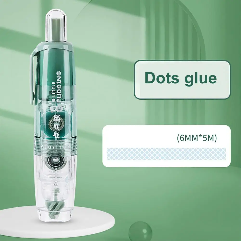 Корректирующая лента с 4 сменными клейкими лентами, двусторонний скотч для скрапбукинга