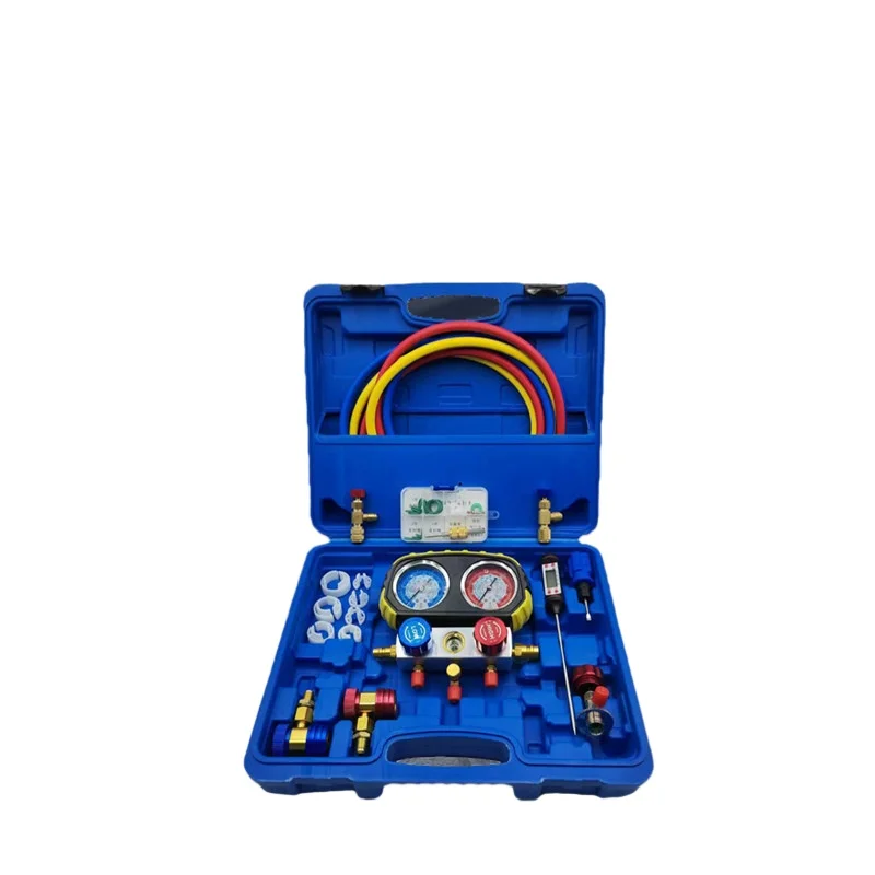 

Air conditioner fluoride R22 R32 R410 Automobile R134 Double gauge valve Air conditioner liquid gauge refrigerant gauge group