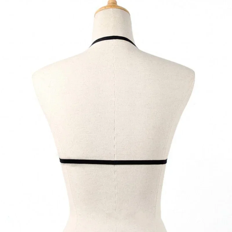 Sexy Lingerie Erotic Hollow Out Elastic Cage Bra Sexy Women\'s Underwear Bandage Strappy Halter Bra Exotic Costume Lenceria Mujer