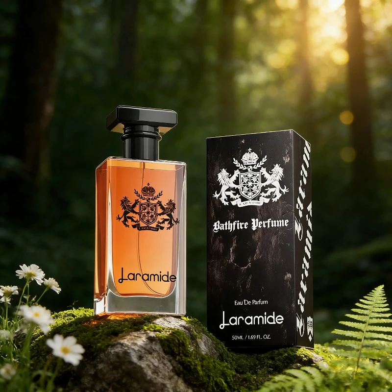 

Luxury 50ml Unisex Spicy Woody Fragrance Long Lasting Fresh Aromatic Scent Mandarin Leather Amber Musk For Daily Use