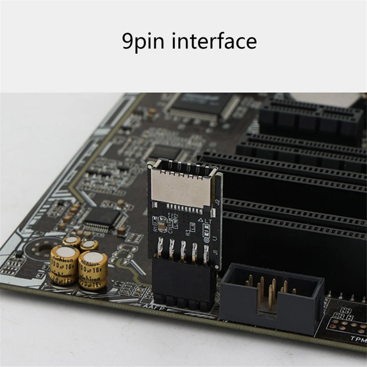 5 قطعة USB اللوحة الأمامية محول نوع-E أنثى إلى USB 2.0 9 دبوس شاحن أنثي رأس للكمبيوتر اللوحة الأم H8WD