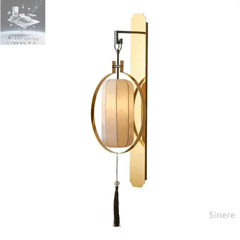 

New Chinese style wall lamp villa living room TV background wall lamp designer 2024 new Chinese style decorative lamps