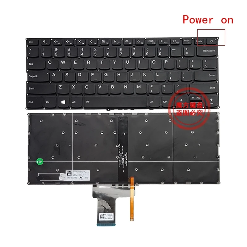 

US New Laptop Keyboard FOR Lenovo Yoga 720-13ISK 720-13IKB 720-13 720-13KBR Backlight