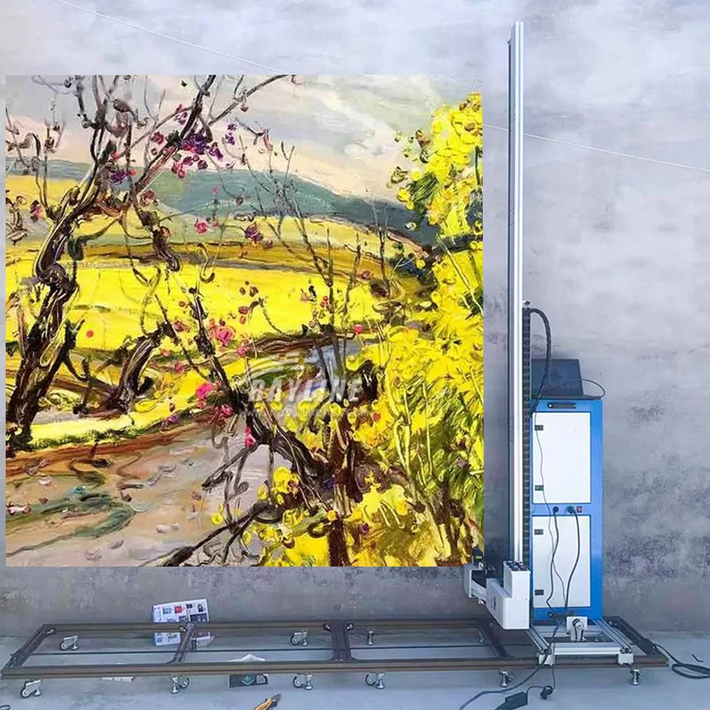 

3d Vertical Floor and Wall Printer 2 in 1 Wall Printing Machine Ground Printing Glass Wood Ceramic Printing +6 Color UV Ink