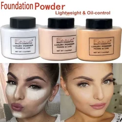 Banane loses Pulver seidig weich matt Einstellung Puder öl Kontrolle Make-up Foundation für Frauen Schönheit profession elle Text marker