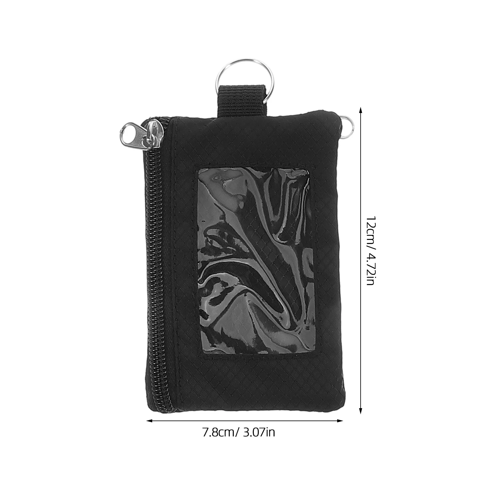 محفظة صغيرة للنساء من النايلون فائق النحافة، سلسلة مفاتيح، حامل مدمج، محفظة للعملات المعدنية، محفظة صغيرة بسحاب، حامل بطاقة ائتمان لطيف #4