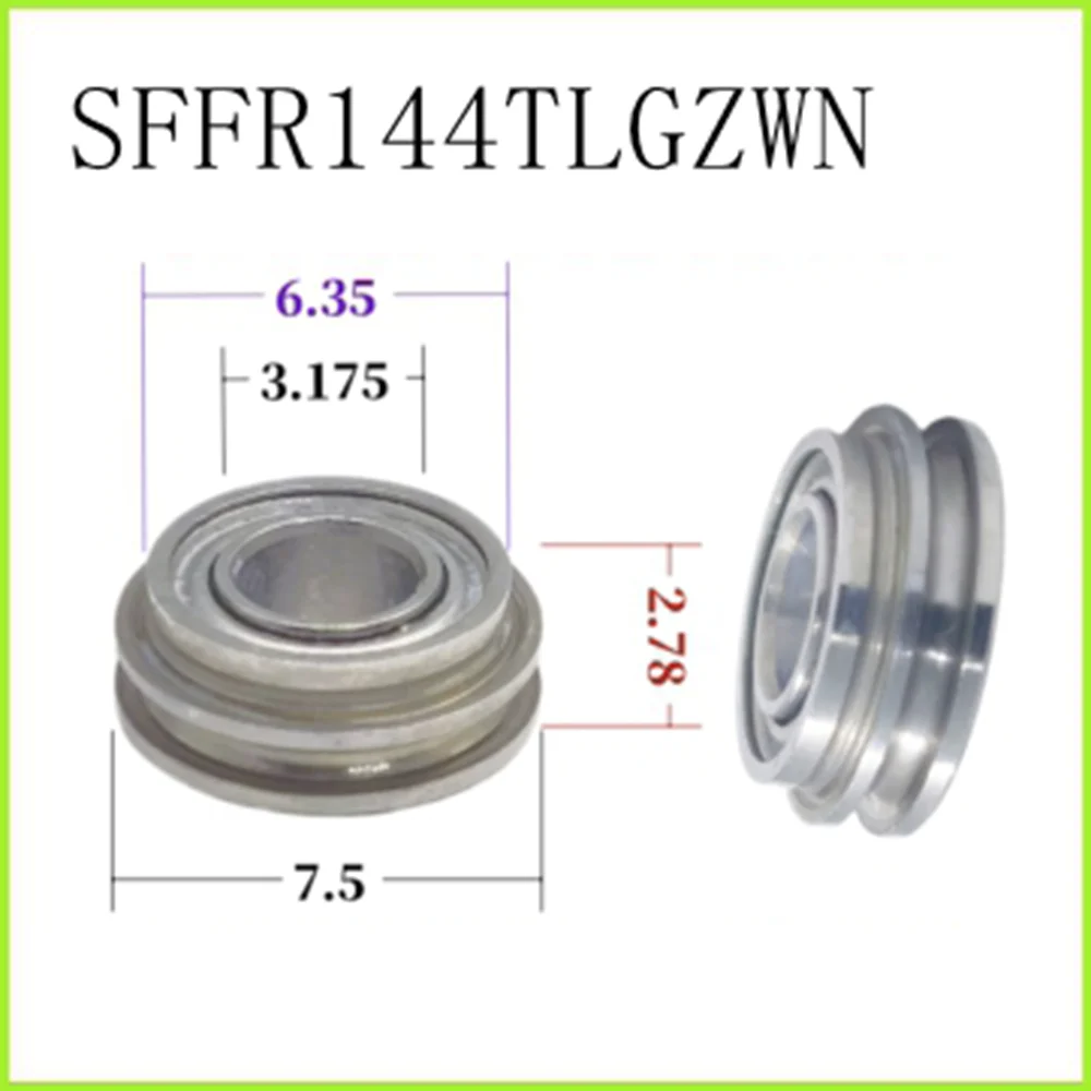 10pcs High speed Handpiece Dental Turbine Bearings  SFFR144TLGZWN for RC-95/TE-95 BC/RC-98 RM model