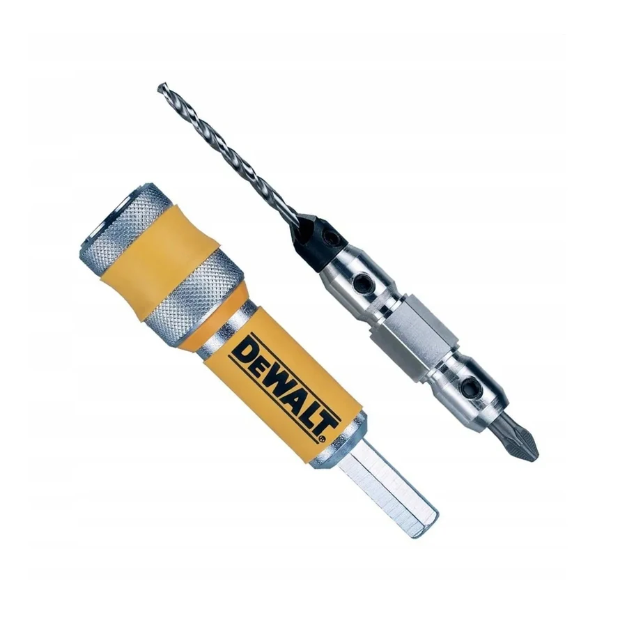 DEWALT DW2700 Drill Drive Set Drill Flip Drive Complete Unit 2 in 1 Countersink Wood Drill Bit 6mm Accessories