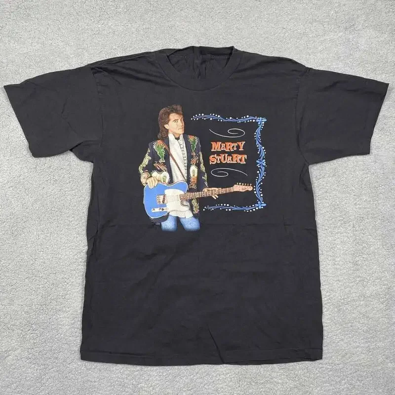 The Marty Party Stuart Guiar T Shirt Classic Mens Black S 5Xl