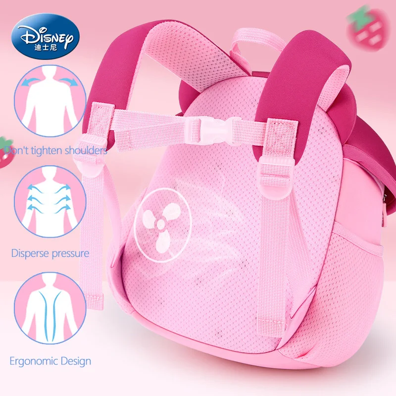 Disney Cartoon TSUM TSUM 1-5 Year Old Girl Backpack Kindergarten Schoolbag Cute Children Going Out Lotso Mini Anti Lost Backpack