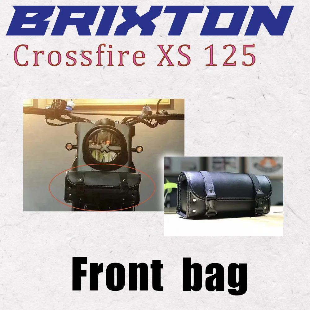 

Fit Brixton Crossfire 125XS Motorcycle Saddlebag Front Fork Bag For Brixton Crossfire XS 125