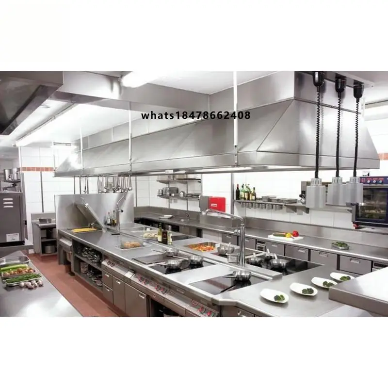 High-End Commercial Kitchen Equipment Newly Upgraded Multifunctional Combined Stainless Cabinet for Restaurant Catering Kitchen
