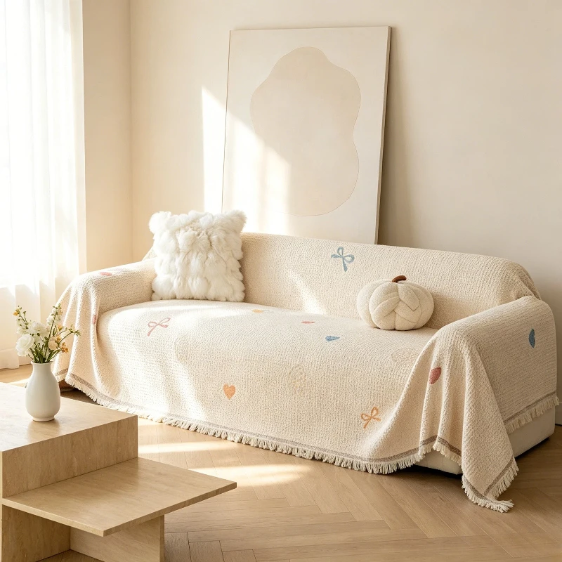 Luxury Home Decoration Sofa Towel Autumn And WInter Thick Full Coverage Sofa Cover Cushion Protector Machine Washable